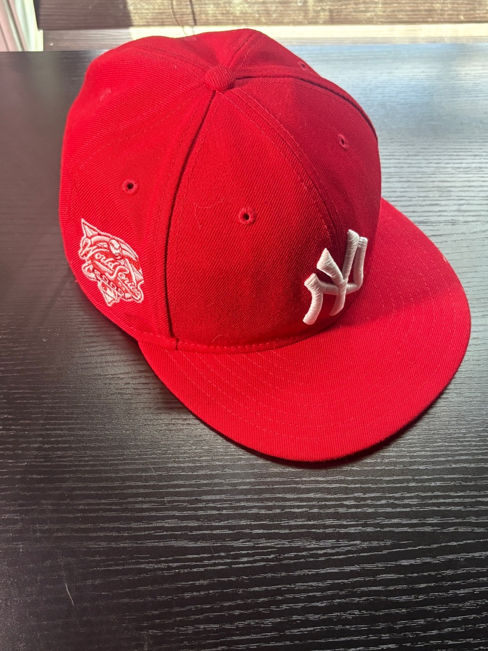 New Era 59FIFTY Red and Black Fitted Cap